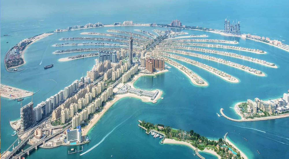 view of palm jumeirah