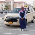 women pink Taxi in dubai